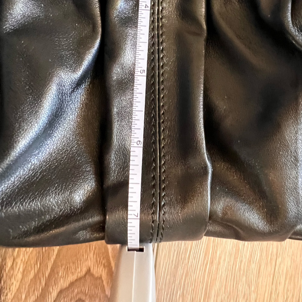 Genuine Leather small black crossbody - Picture 3 of 4
